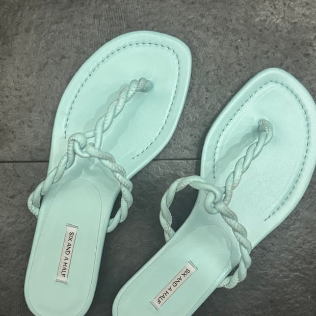 식스앤어하프 sixandahalf ) ZOE - MINT (37size)