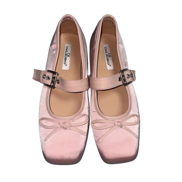 발레코어 새틴 플렛슈즈 