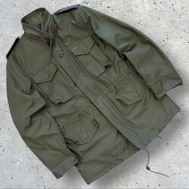 [XS] 알파인더스트리 M-65 야상 점퍼 국방색 밀리터리 C54