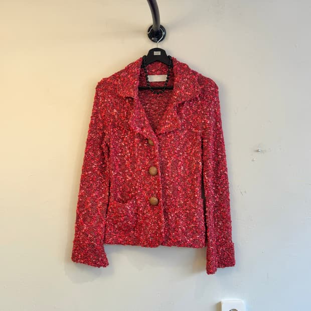 스칼렛 트위드 가디건 자켓