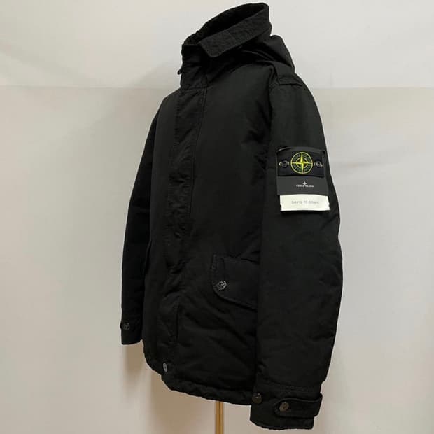 [L] 스톤아일랜드 DAVID TC 다운 후드 패딩 자켓 