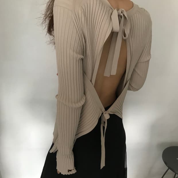 open back knit