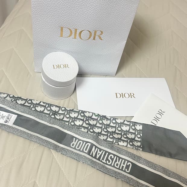 디올 오블리크 미차 스카프