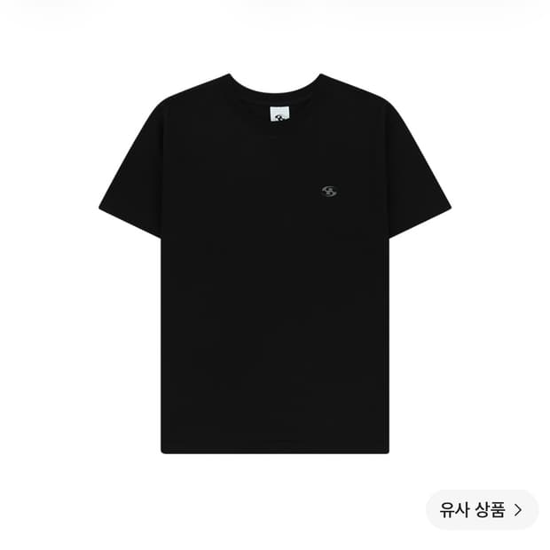 산산기어 로고 티셔츠 블랙 25SS