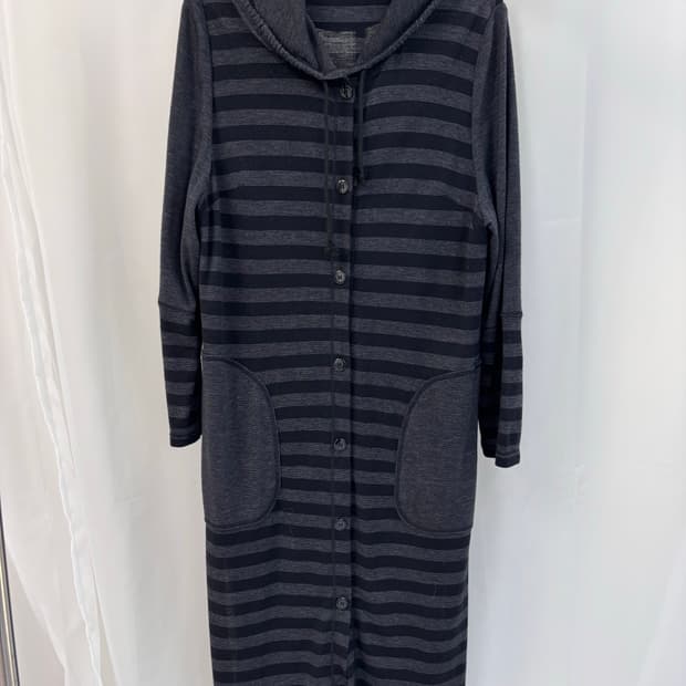 고스 스트라이프 롱 트임 가디건