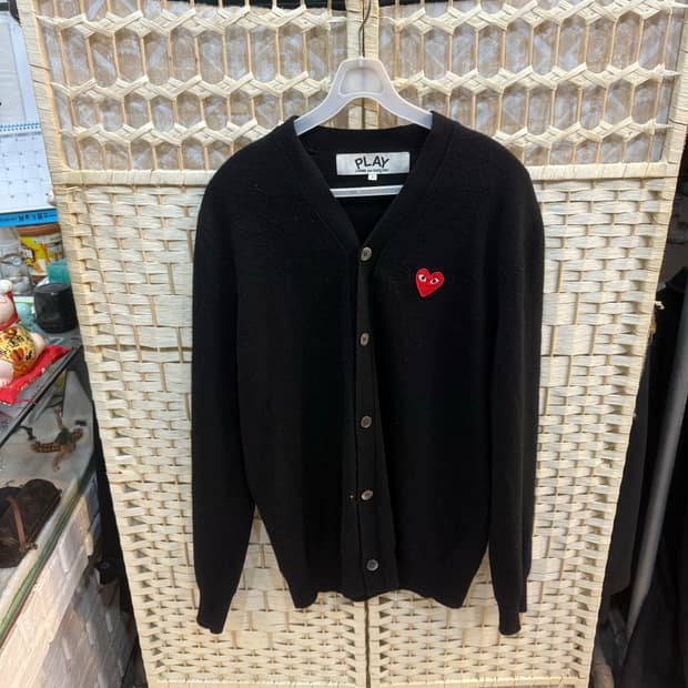 100 정품 꼼데가르송 가디건 팝니다