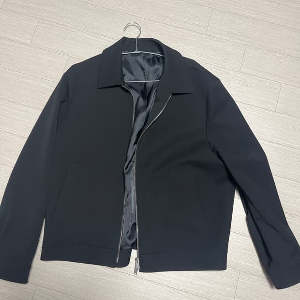 무신사 릴렉스드 미니멀 재킷 [블랙]