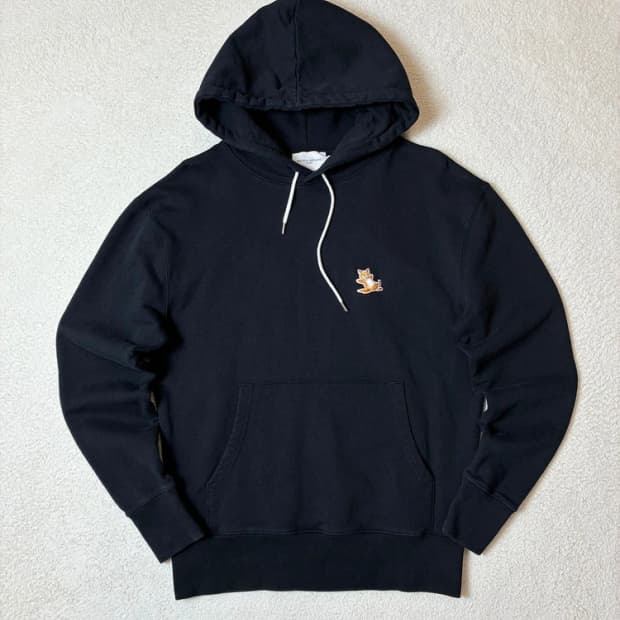 메종 키츠네 22FW 칠렉스 폭스 패치 클래식 후드티 PN6712   