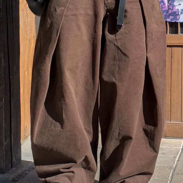 THE CROSS 와이드 벌룬 팬츠