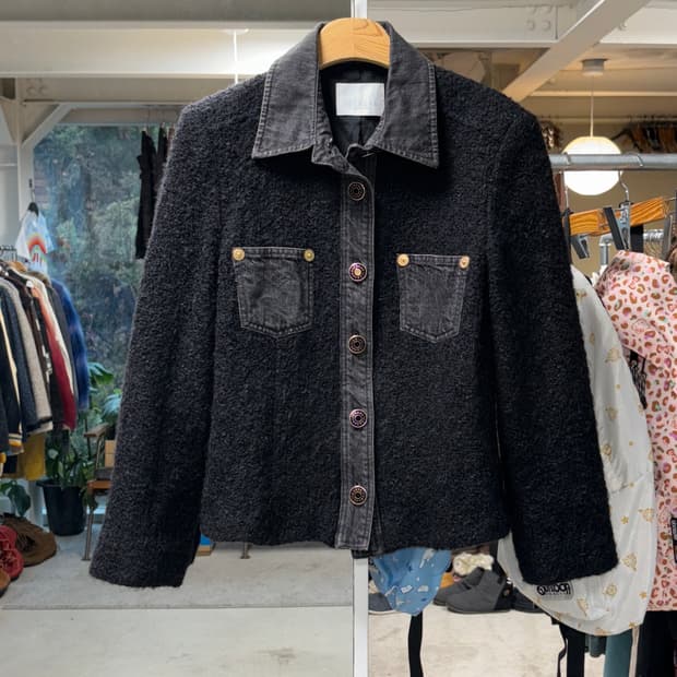 아이스버그 모헤어 데님 자켓