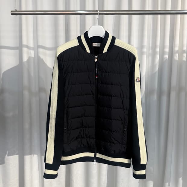 (XL) 몽클레어 트리콧 울 니트 패딩