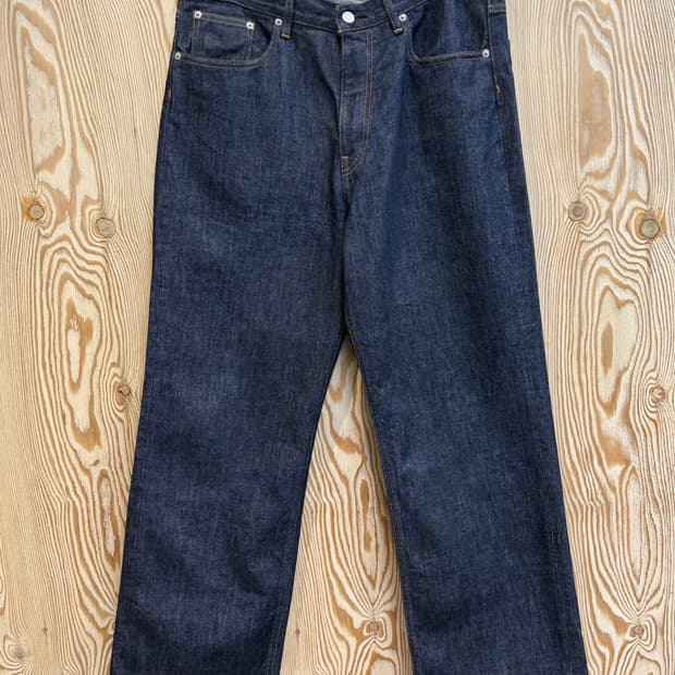 오라리 하드트위스트 와이드 데님팬츠