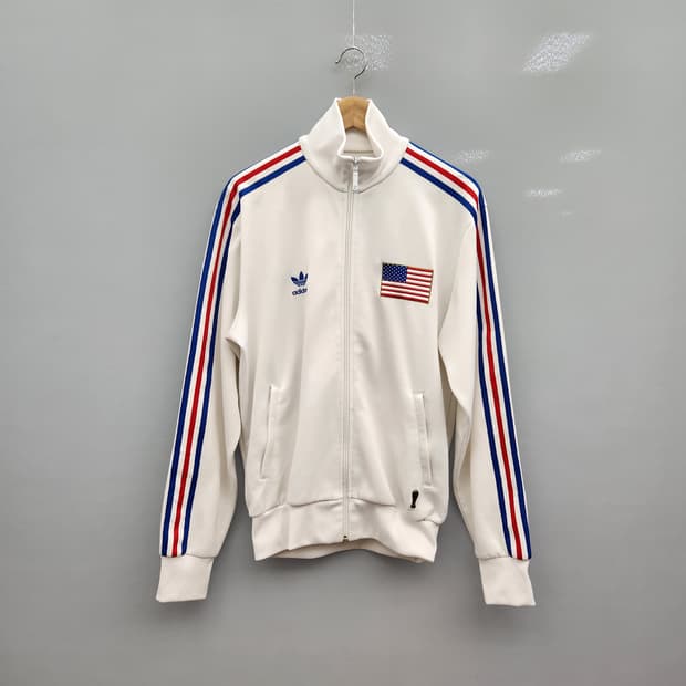 아디다스 희귀 대장급 미국 트랙탑 져지집업