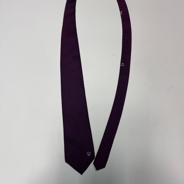 MCM 정품 패턴 넥타이