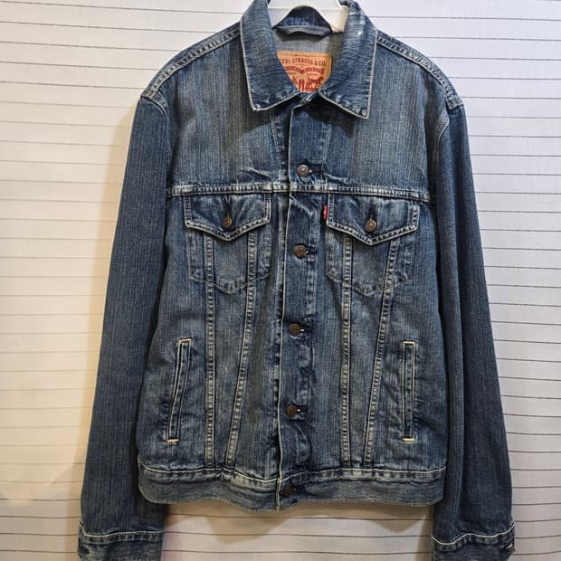 리바이스 데님 트러커 자켓 청자켓