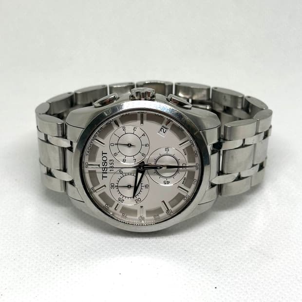[정품] 티쏘(TISSOT) 쿠튜리에 크로노그래프 메탈 시계