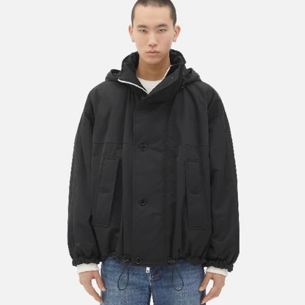 보테가베네타 / 나일론 후드 패딩 자켓 / L