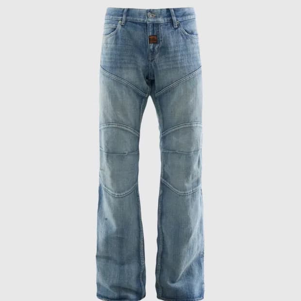 s) 발렌시아가 로우웨이스트 피티드 데님