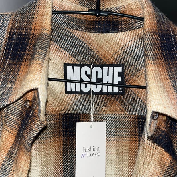 미스치프 체크 셔츠