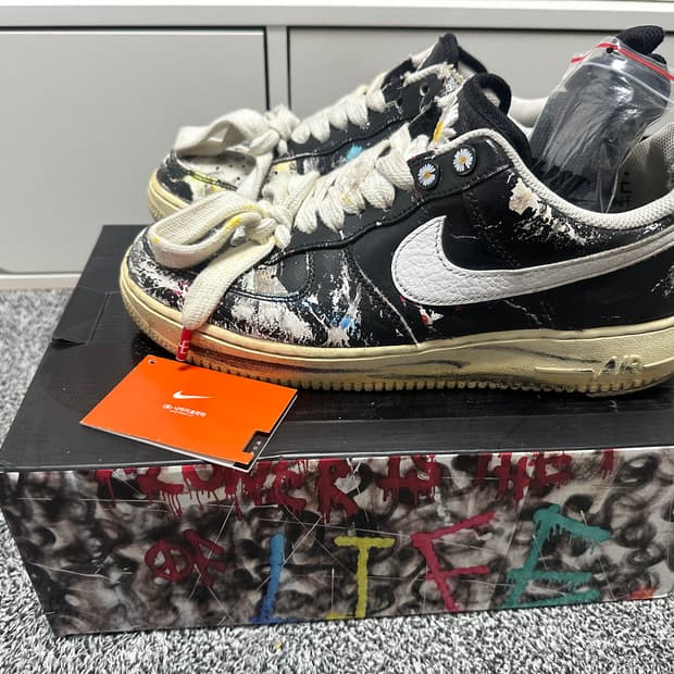 (285)나이키 에어포스1 파라노이즈 블랙