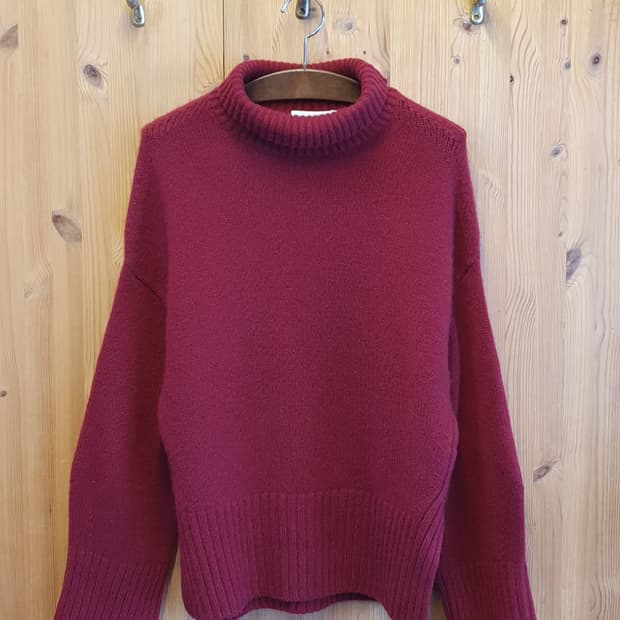 66/77.Cashmere 터틀 니트 