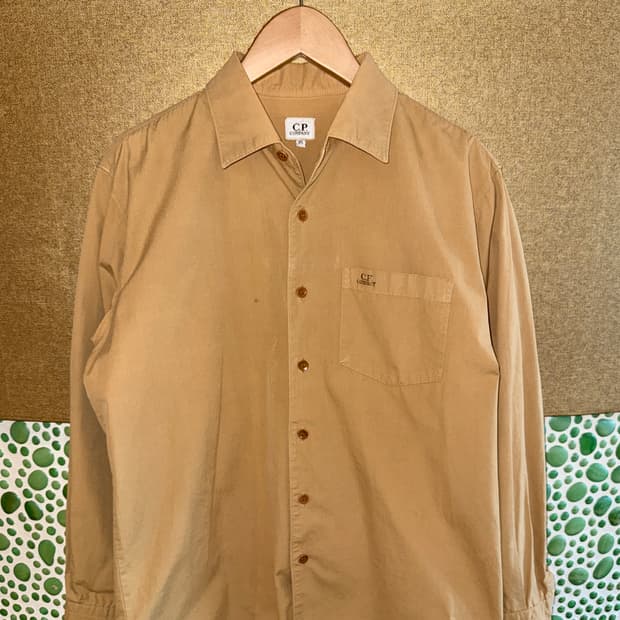 C.P. Company 올드 카멜 오버셔츠 90s