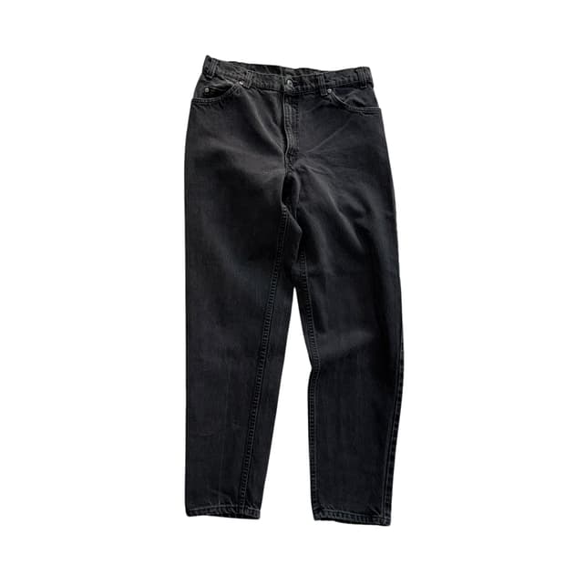 [32.5] 90's 리바이스 550 블랙진 USA [lv1057]