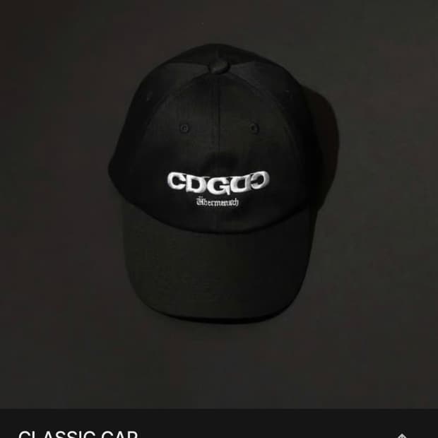 os 지드래곤 위버멘쉬xCDG 볼캡