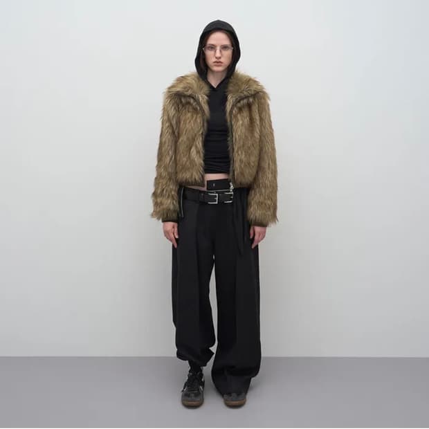 lcdc tm 엘씨디씨티엠 fur zip-up jacket 퍼자켓
