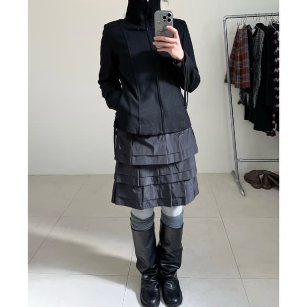 빈티지 울 혼방 자켓