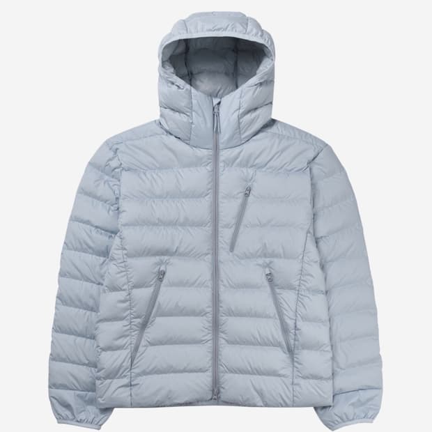 무신사 스탠다드 시티레저 후드 라이트다운 클라우디블루