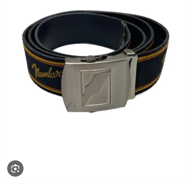 넘버나인 비건레더 벨트