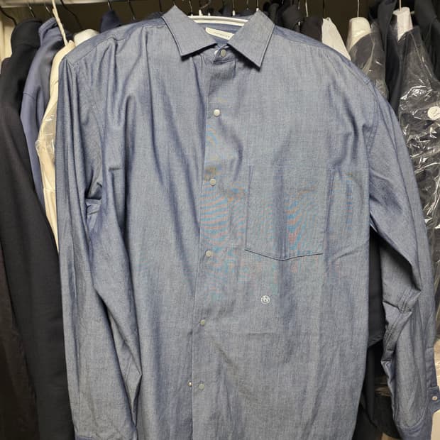 나나미카 샴브레이 셔츠 L