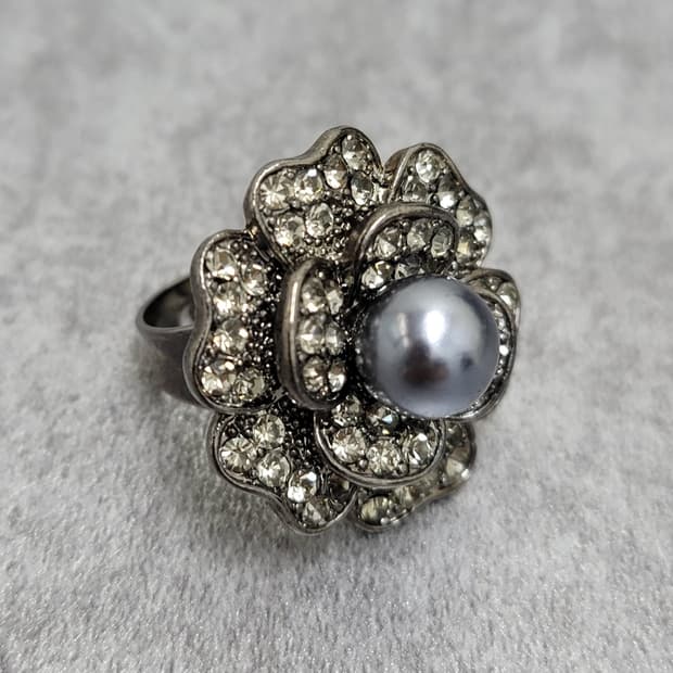 흑진주 빈티지반지