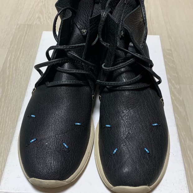 비즈빔(Visvim huron moc hi-folk)/블랙/10