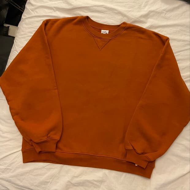 아킴보 클럽 burnt orange 크루넥 맨투맨 M