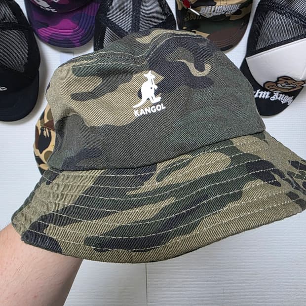 캉골 버킷햇 카모