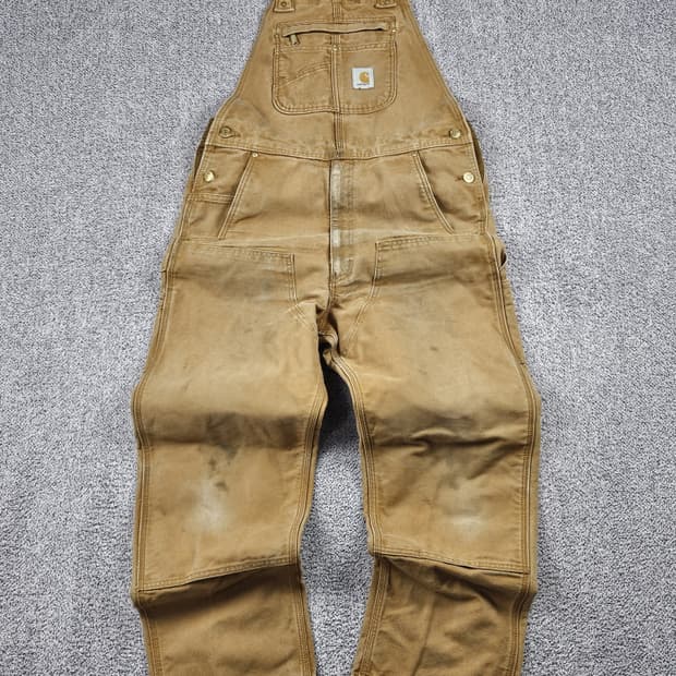 칼하트 덕 캔버스 더블니 워크 오버롤 ( 34 X 34 ) / 10238