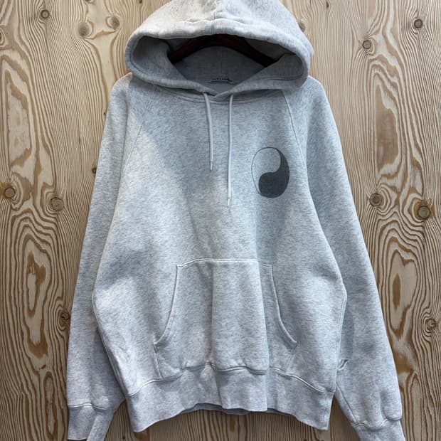 아워레가시 워크샵 후드 음양 프린트 오버다이드 카본