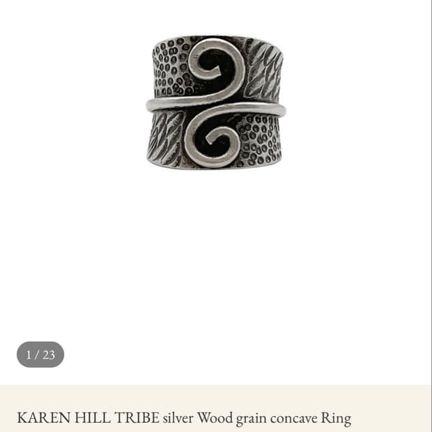 엔칸토 KAREN HILL TRIBE silver 링 13호