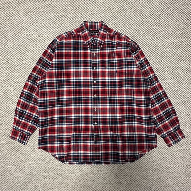 POLO RALPH LAUREN big shirt check red