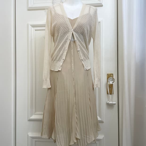 ivory beige crochet summer cardigan