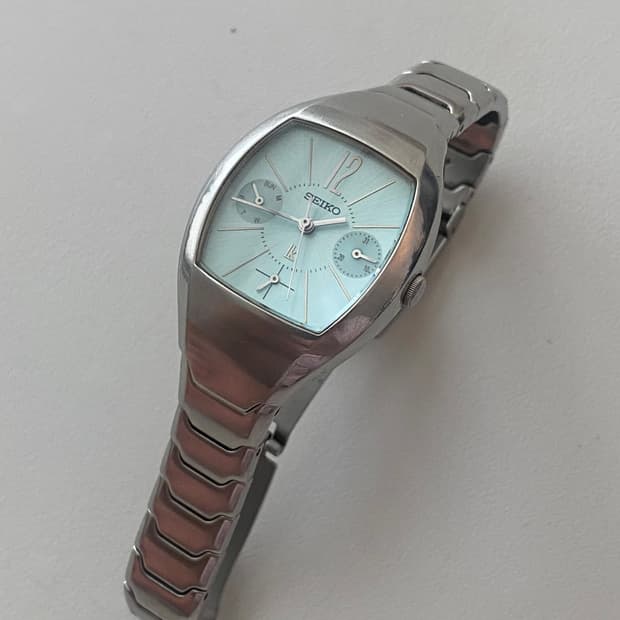 Seiko 세이코 lukia 루키아 쉘 실버 사파이어