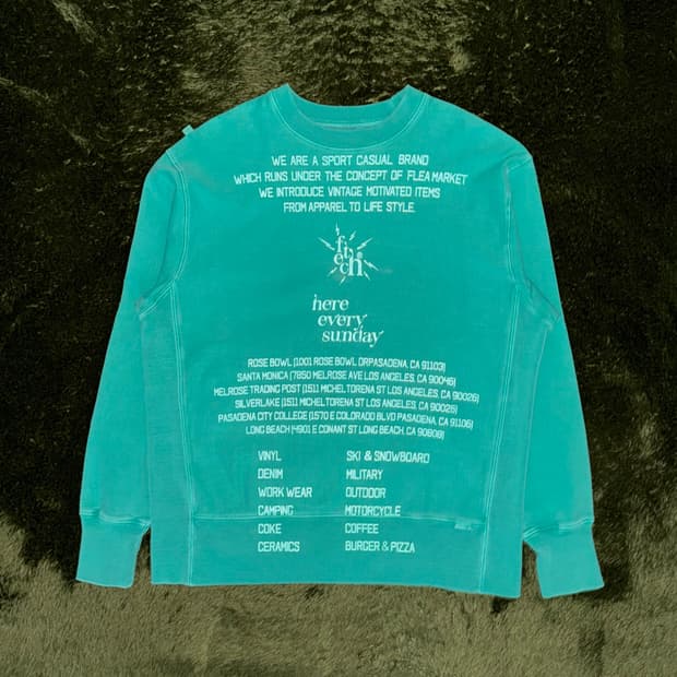 [M] Fetch 페치 선데이 US 코튼 리버스위브 스웻셔츠