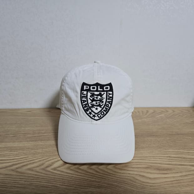 OS 폴로진스 90s 빈티지 쉴드 볼캡 화이트 