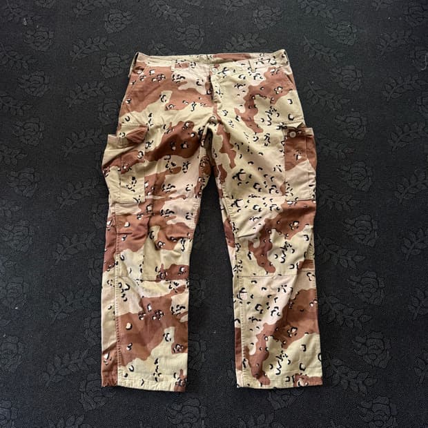 [military] 밀리터리 데저트 초코칩 카모 팬츠 