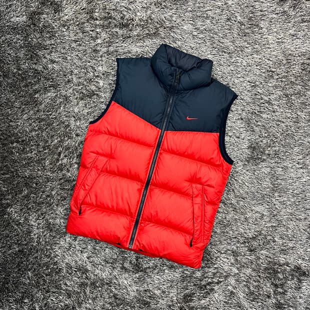 나이키 남성 덕다운 패딩 베스트 (M) 미세구멍