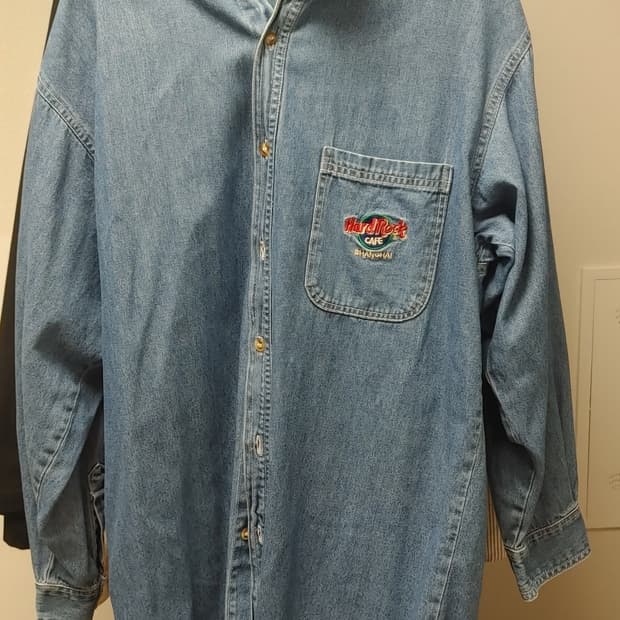 하드락카페 상하이 데님 셔츠
