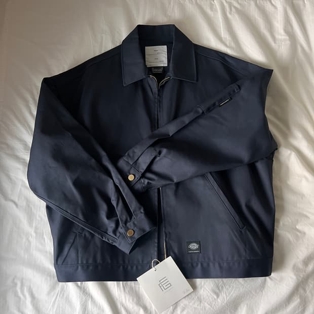 후미토 간류 x 디키즈 투웨이 아이젠하워 자켓 네이비 (003)