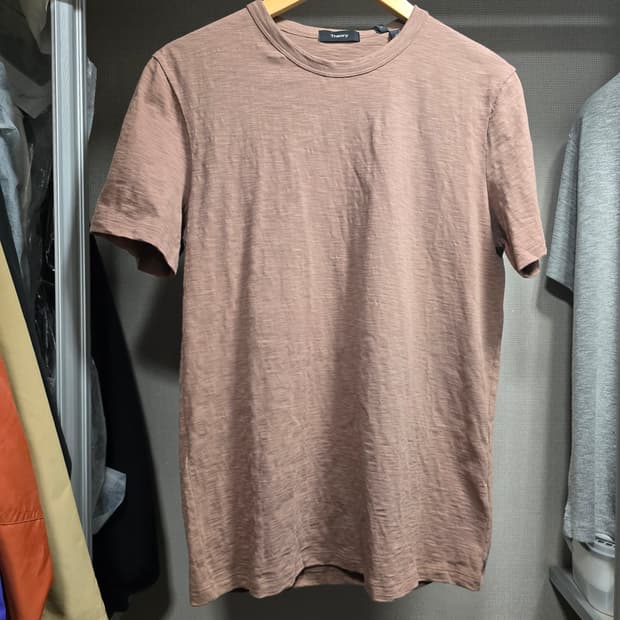 새제품]띠어리 에센셜 코스모스 티셔츠 /딮핑크/s